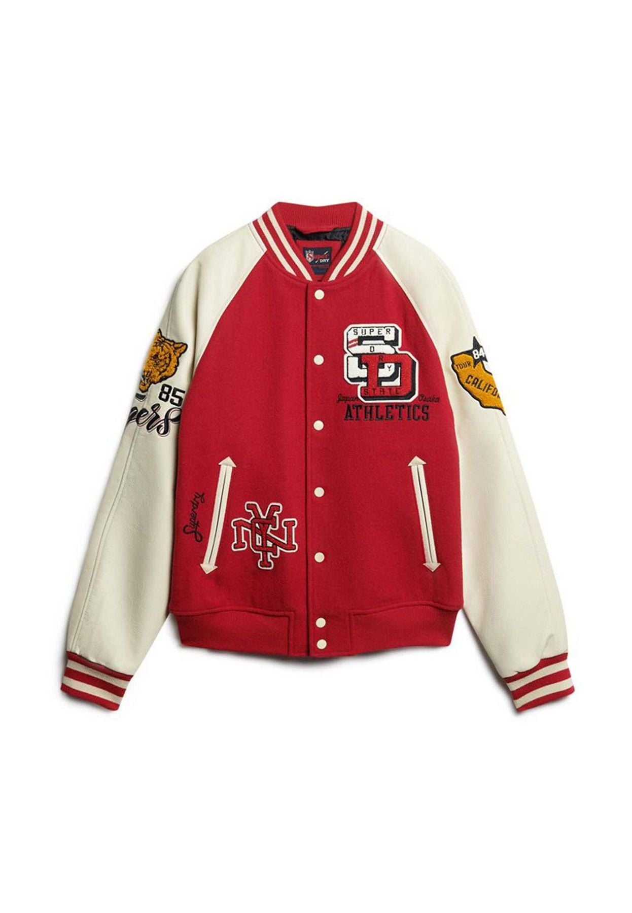 RXG Patched Varsity College Jacket