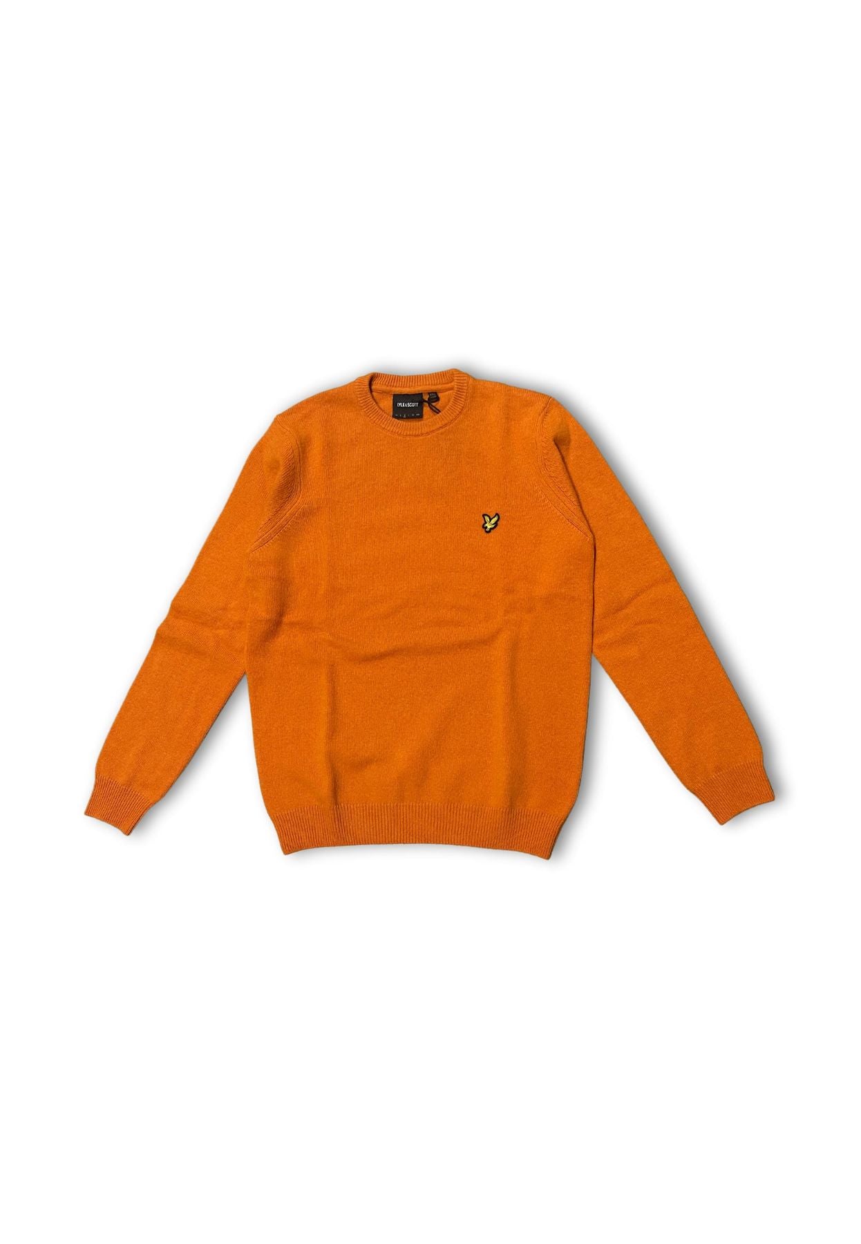 Crew Neck Lambswool Blend Jump X190 Marrone